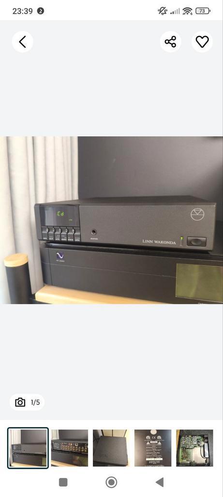 Linn Wakonda Pream, Audio, Tv en Foto, Versterkers en Receivers, Zo goed als nieuw, Stereo, Overige merken, Ophalen of Verzenden