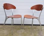 142 x Vintage schoolstoelen design stoelen cafe cafestoelen, Vijf, Zes of meer stoelen, Ophalen of Verzenden, Zo goed als nieuw