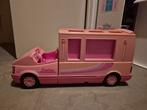 Roze vintage Barbie camper kampeerwagen uitklapbaar, Ophalen of Verzenden, Gebruikt