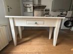 table desk - painted wood, Ophalen, 25 tot 50 cm, Rechthoekig, 100 tot 150 cm