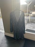 Stradivarius jurk met bloemenprint, Maat 38/40 (M), Zwart, Ophalen of Verzenden, Zo goed als nieuw