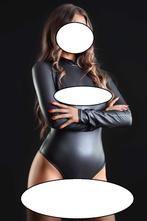 nieuw stringbody Patrice Catanzaro L wetlook, Kleding | Dames, Verzenden, Zwart, Body of Korset