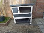 Konijnenhok, Dieren en Toebehoren, Knaagdieren en Konijnen | Hokken en Kooien, Ophalen, 110 cm of meer, Zo goed als nieuw, 90 cm of meer