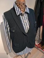 Blouse46 gerry weber met blauw glitter gilet bonita, Kleding | Dames, Blouses en Tunieken, Gerry weber en bonita, Blauw, Maat 46/48 (XL) of groter