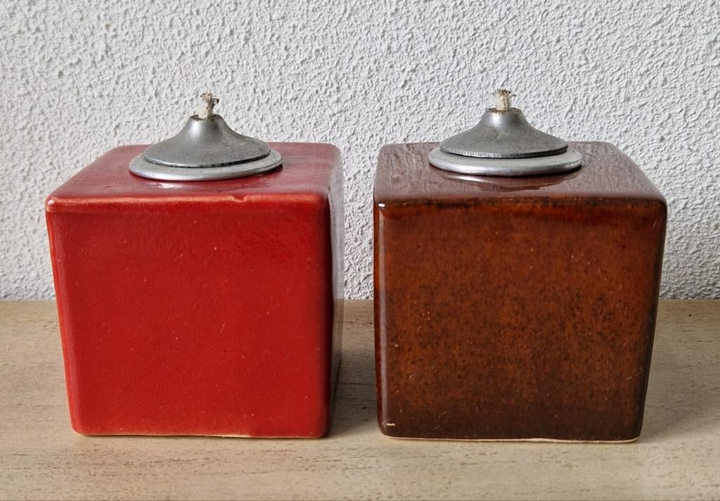 2 Olielampen, Ophalen of Verzenden, Gebruikt