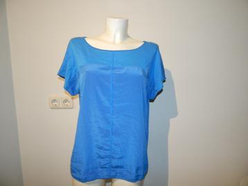 Marccain turquoise azuur blauwe top shirt mooie tint N3/M beschikbaar voor biedingen