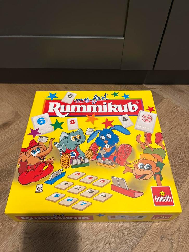 My First Rummikub - Kinderspel, Hobby en Vrije tijd, Gezelschapsspellen | Bordspellen, Zo goed als nieuw, Ophalen of Verzenden