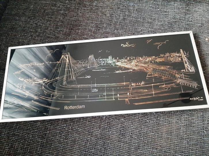 Laserprint Schilderij BoB Billows Rotterdam, Antiek en Kunst, Kunst | Etsen en Gravures, Ophalen of Verzenden