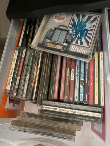 Circa 200 originele cd’s —> lijst op alfabet, € 2 per stuk  beschikbaar voor biedingen