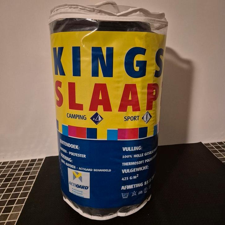 Kingsize Slaapzak - nieuw in verpakking, Caravans en Kamperen, Slaapzakken, Nieuw, Ophalen of Verzenden