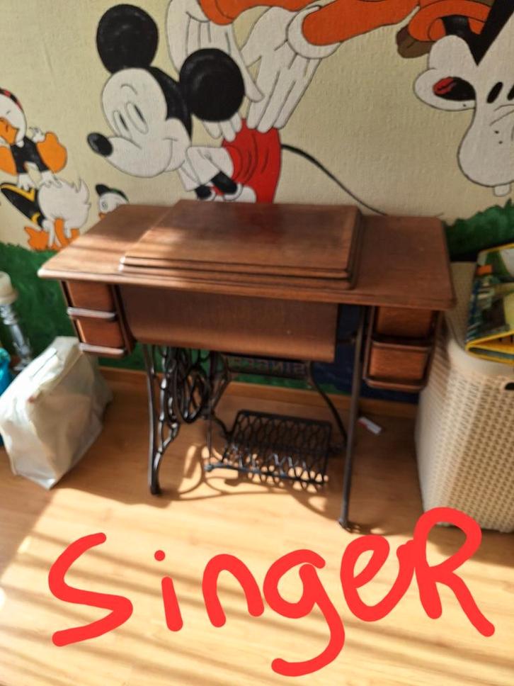 Antieke Singer Naaimachine kast, Huis en Inrichting, Kasten | Overige, Gebruikt, Ophalen