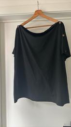 Zwart shirt met knopen, Zwart, Zo goed als nieuw, Shirt of Top, Moosta Curve