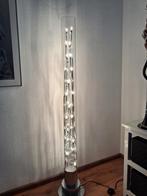 Prachtige Staande Lamp met glazen stolp hoog 150 cm, Huis en Inrichting, Ophalen, Zo goed als nieuw, Metaal, 150 tot 200 cm