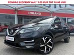 Nissan QASHQAI 1.3 DIG-T TEKNA 140PK HALF-LEER NAVI PANO-DAK, Gebruikt, Huisgarantie, Met garantie (alle), Zwart