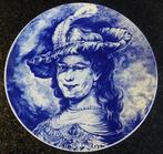 Fraai Boch La Louvière Delfts blauw wandbord., Antiek en Kunst, Ophalen of Verzenden