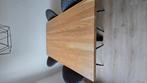 Zo goed als nieuw eikenhouten tafel + 4 stoelen, Huis en Inrichting, Zo goed als nieuw, Vijf personen of meer, 150 tot 200 cm