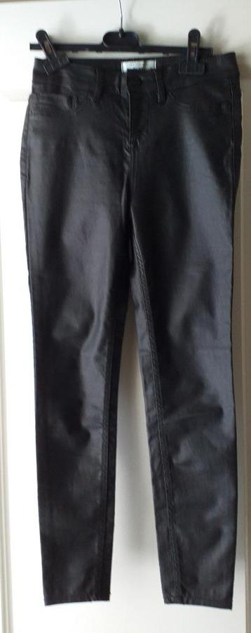 Skinny Lederlook Broek Zwart 36 38 ( Jool ) beschikbaar voor biedingen