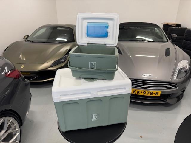 Brisby 40 Liter Elektrische koelbox Met 8 Liter Koelbox SET, Caravans en Kamperen, Koelboxen, Zo goed als nieuw, Koelbox, Elektrisch