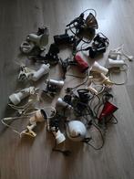 16 ouderwetse klemlampjes, Ophalen of Verzenden, Gebruikt, Overige materialen