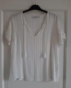Costes Blue wit/gouden blouse/top maat 40/42, Wit, Maat 42/44 (L), Ophalen of Verzenden, Zo goed als nieuw