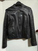 Zwart leren jasje EDC Esprit maat S., Kleding | Dames, Jassen | Zomer, Zwart, Ophalen of Verzenden, Maat 36 (S), Gedragen