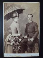 Oude foto van een koppel, Schemboche Firenze, Ophalen of Verzenden