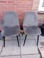 Eetkamerstoelen, Ophalen, Zo goed als nieuw, Grijs, Twee