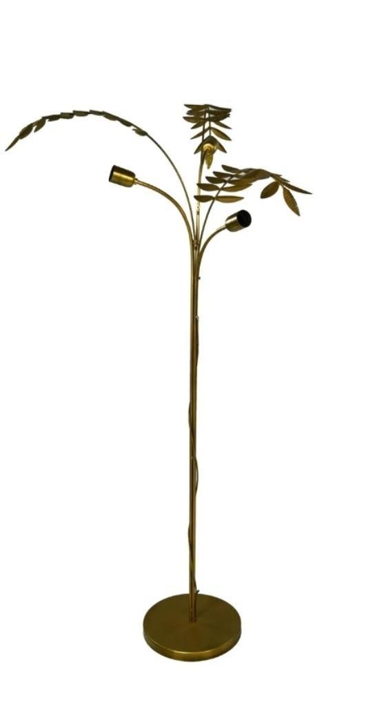 Gouden HSM Collection Vloerlamp Palmtree – 150 cm, Huis en Inrichting, Lampen | Vloerlampen, Zo goed als nieuw, 150 tot 200 cm