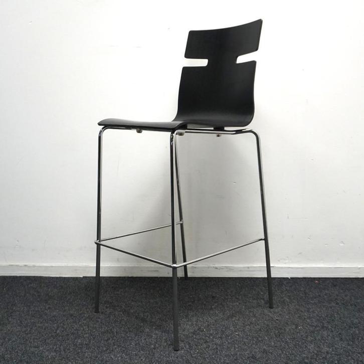 Fumac Whisper Barkruk | Design kruk | Hout |  Metaal, Huis en Inrichting, Barkrukken, Gebruikt, 60 tot 90 cm, Metaal, 5 krukken of meer