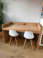 Bureau steigerhout + 2 stoeltjes, Kinderen en Baby's, Kinderkamer | Tafels en Stoelen, Ophalen, Gebruikt, Tafel(s) en Stoel(en)