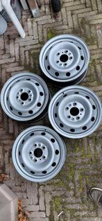 4 Fiat Ducato Stalen Velgen 15 inch, Ophalen, 15 inch, Velg(en), Winterbanden