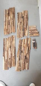 Houten matjes, Doe-het-zelf en Verbouw, Hout en Planken, Ophalen, Minder dan 25 mm, Grenen, Zo goed als nieuw