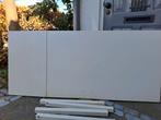 Witte tafel 180 cm lang x 80 breed, Ophalen, Gebruikt, 50 tot 100 cm, Vijf personen of meer