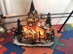 Grote kerk kersthuisje, Diversen, Kerst, Ophalen of Verzenden, Zo goed als nieuw