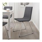 IKEA Volfgang 6 stoelen + 2 krukken, Huis en Inrichting, Stoelen, Ophalen, Gebruikt, Grijs