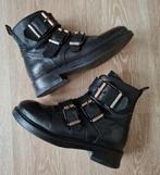 Via  Vai boots 100% Leer Maat 37 zwart / goud, Kleding | Dames, Schoenen, Via Vai, Zwart, Lage of Enkellaarzen, Ophalen of Verzenden