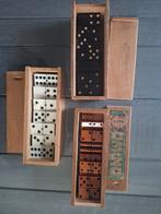 Domino spellen oud bakeliet been, Ophalen of Verzenden