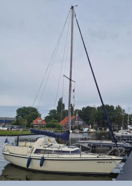 Zeilboot oceaan 25, Watersport en Boten, Zeilen en Zeiltoebehoren, Gebruikt, 15 tot 30 m², 6 meter of meer, Ophalen of Verzenden