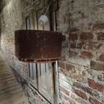 Lampekap bloemen bruin, Huis en Inrichting, Lampen | Wandlampen, Ophalen of Verzenden, Zo goed als nieuw