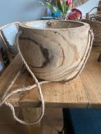 Grote houten hangpot v d Bosrand, Ophalen of Verzenden, Zo goed als nieuw, Rond, Hout