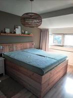 Steigerhouten Bedombouw, Ophalen, Tweepersoons, Steigerhout