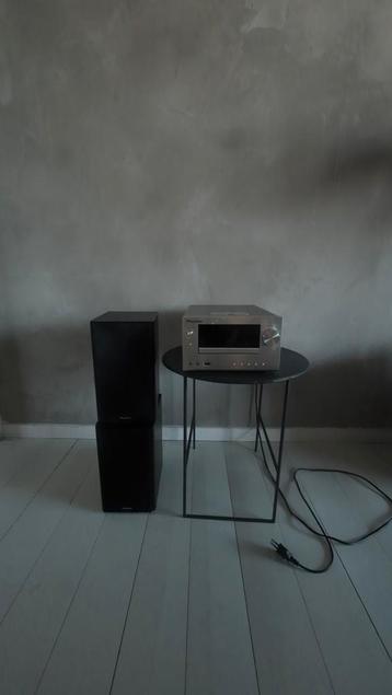 Pioneer versterker + 2 boxen (+USB & draadloos) beschikbaar voor biedingen