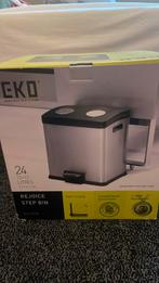 Eko Rejoice step bin 12+12 (24L) (voetpedaal prullenbak, Ophalen of Verzenden, Nieuw, Minder dan 50 cm