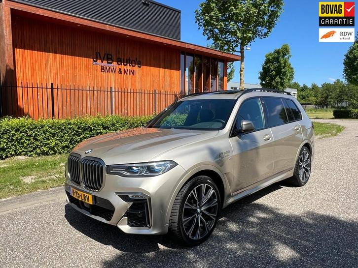 BMW X7 M50d G07 Grijs kenteken individual, 3500kg trekhaak,, Auto's, Bestelauto's, Bedrijf, Te koop, 360° camera, 4x4, ABS, Achteruitrijcamera