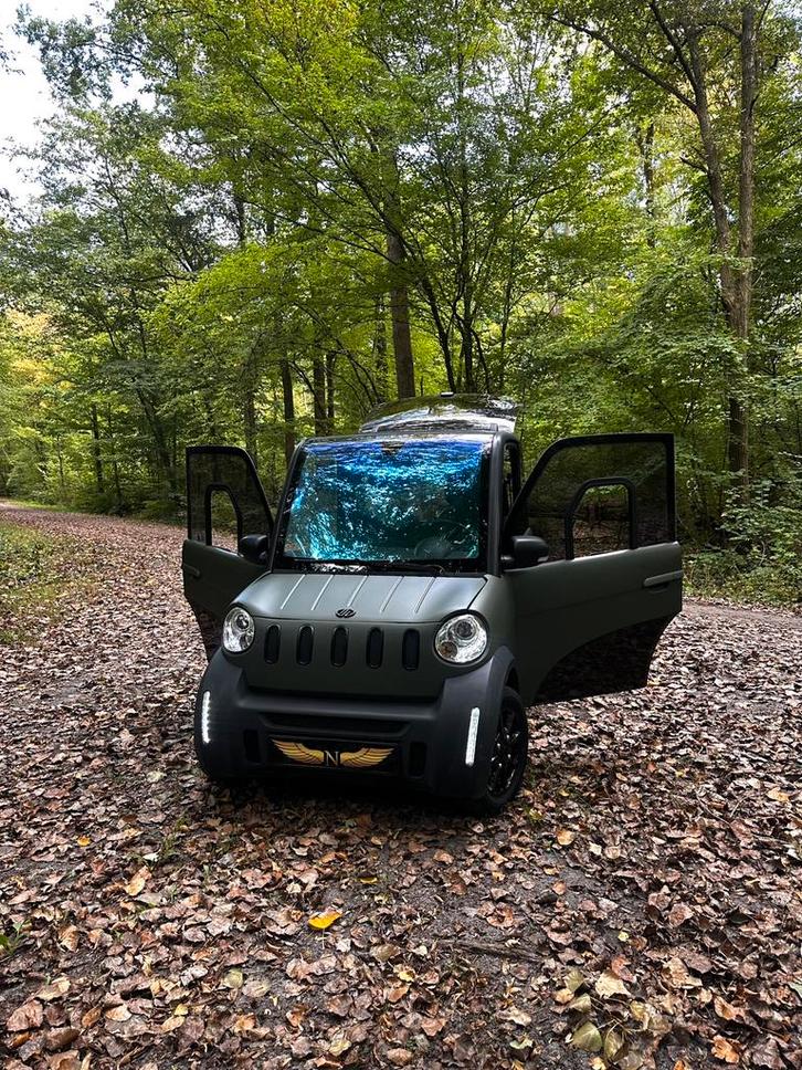 Move Citycar Mat Groen – 100% Elektrisch – Accu’s Vernieuwd, Diversen, Brommobielen en Scootmobielen, Zo goed als nieuw, Overige merken