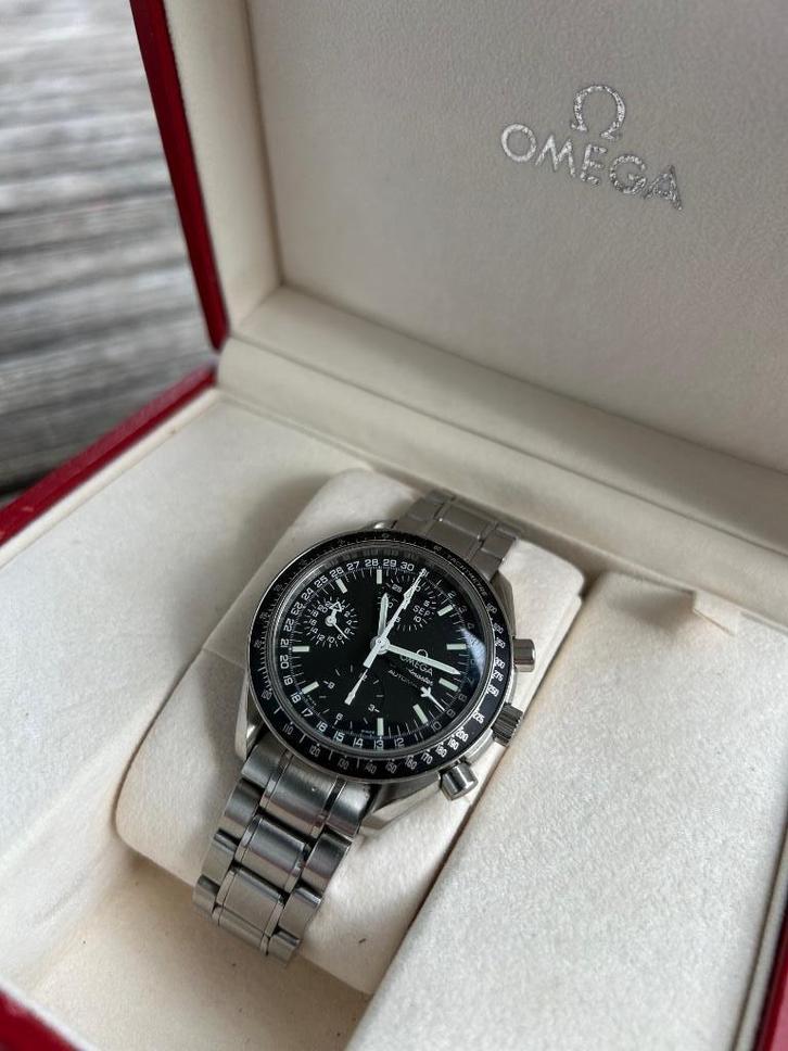 Omega Speedmaster Automatic, Sieraden, Tassen en Uiterlijk, Horloges | Heren, Zo goed als nieuw, Polshorloge, Omega, Staal, Staal