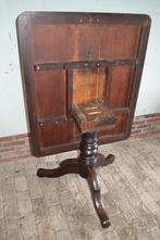 Prachtige antieke eiken wijntafel, tiltoptafel, eettafel., Antiek en Kunst, Antiek | Meubels | Tafels, Verzenden