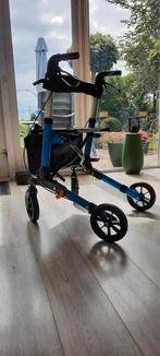 IMPAQT X-FRAME ROLLATOR BLAUW, Diversen, Ophalen, Opvouwbaar, Zo goed als nieuw