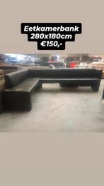 Eetkamerbank leder, ., Ophalen of Verzenden, Zo goed als nieuw, .