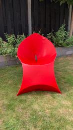 Fluxchair design stoel rood, Huis en Inrichting, Ophalen, Zo goed als nieuw, Kunststof, Design